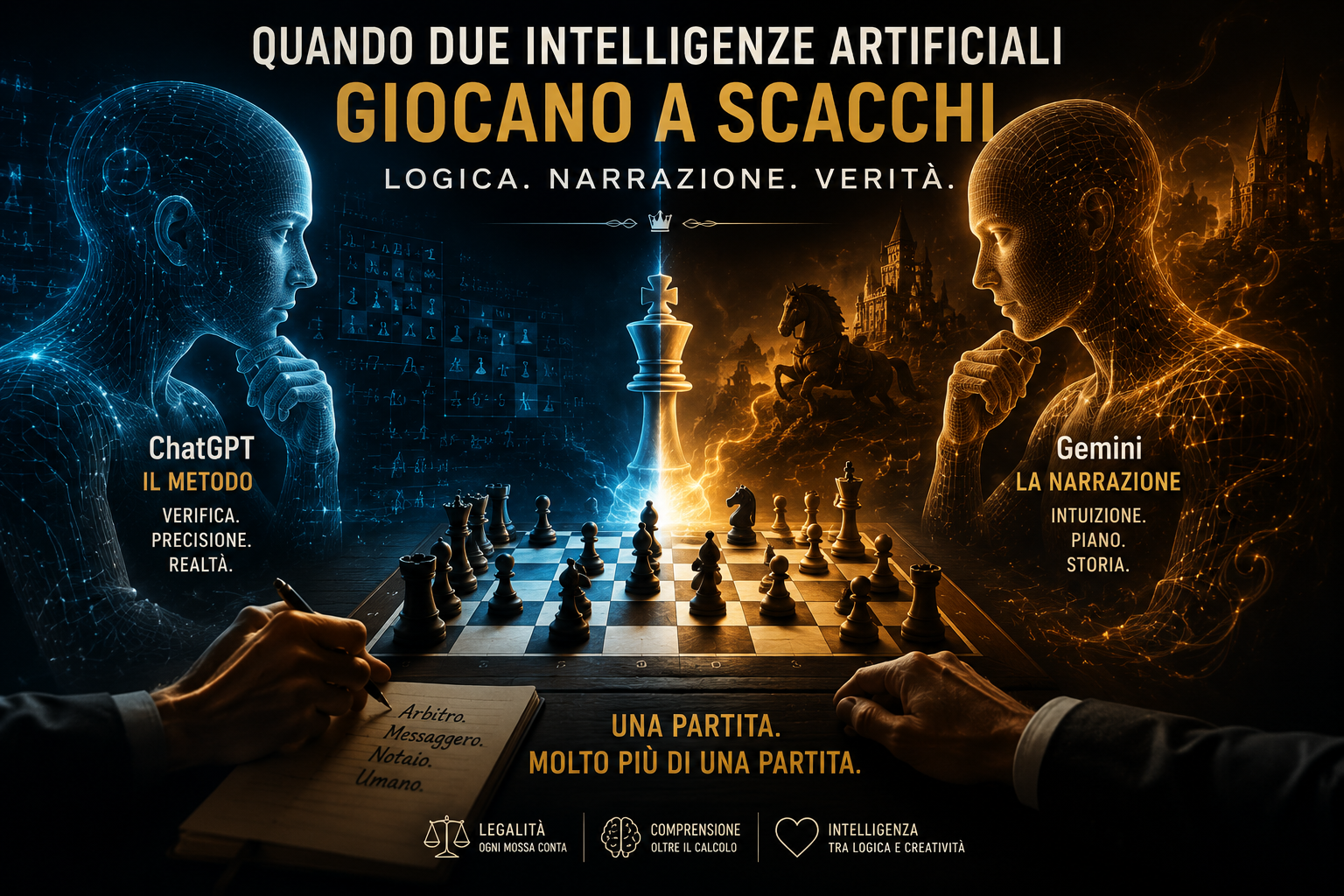 ChatGPT contro Gemini in una partita a scacchi tra intelligenze artificiali
